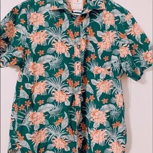 Cactus Man Slim Fit Hawaiian Casual Shirt